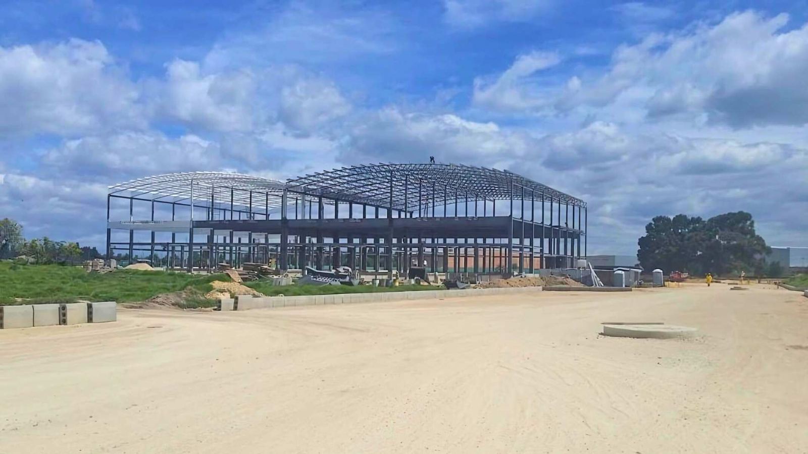Bodegas Meridian, Siberia, Cundinamarca: estructura metálica de GVS Construcciones
